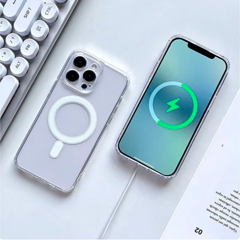 Funda transparente Premium con MagSafe para iPhone 11
