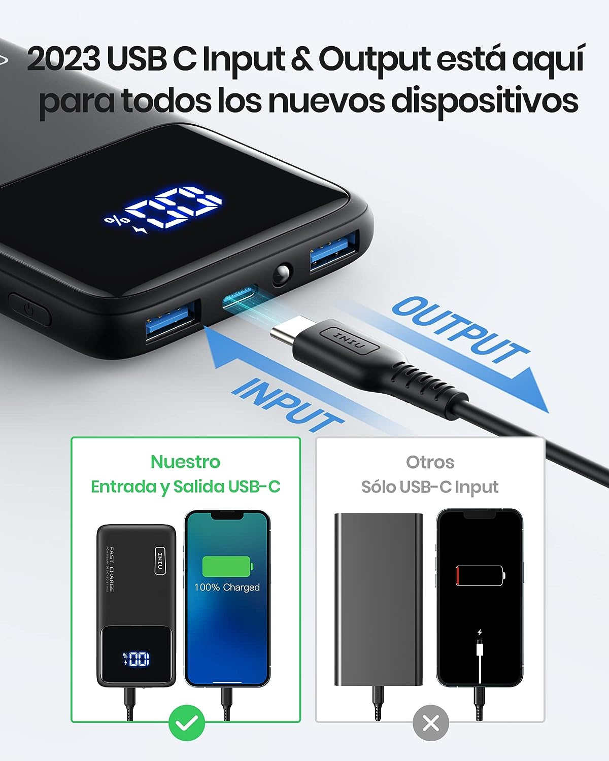 INIU Power Bank 10500mAh